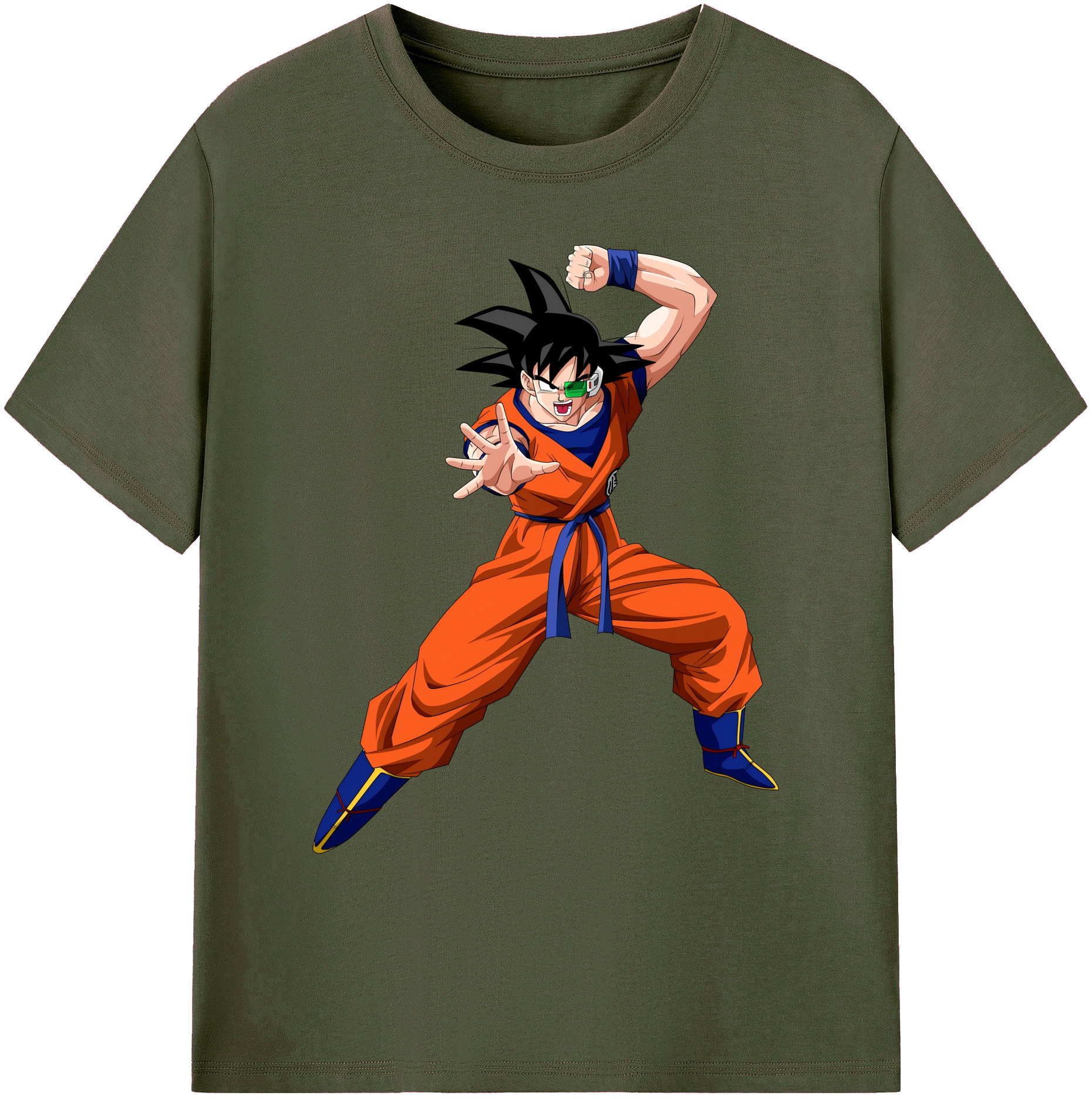 （画像用） ドラゴンボール 孫悟空（そん ごくう）Son Goku カカロット DRAGON BALL Kakarotto 綿100％ メンズ半袖Tシャツ｜肌触りやわらか＆通気性